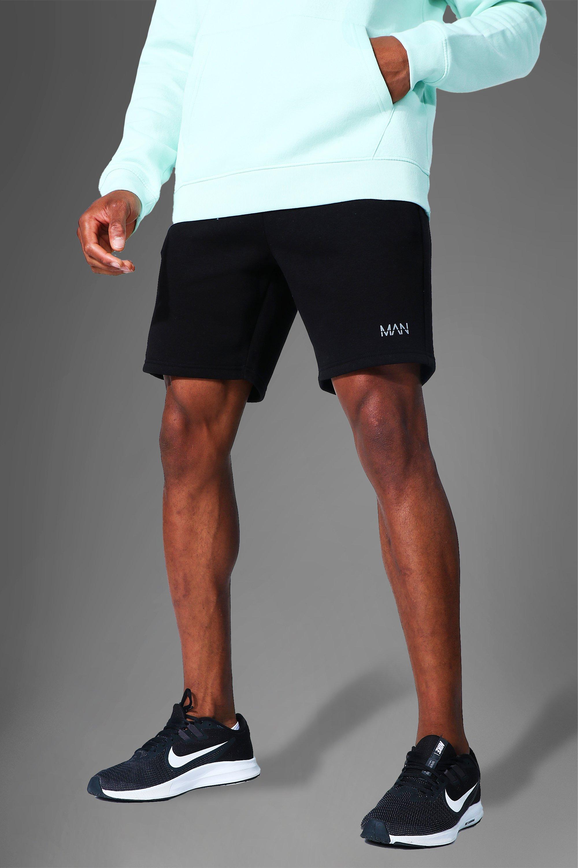 Tall Man Active Gym Shorts With Zip Pockets