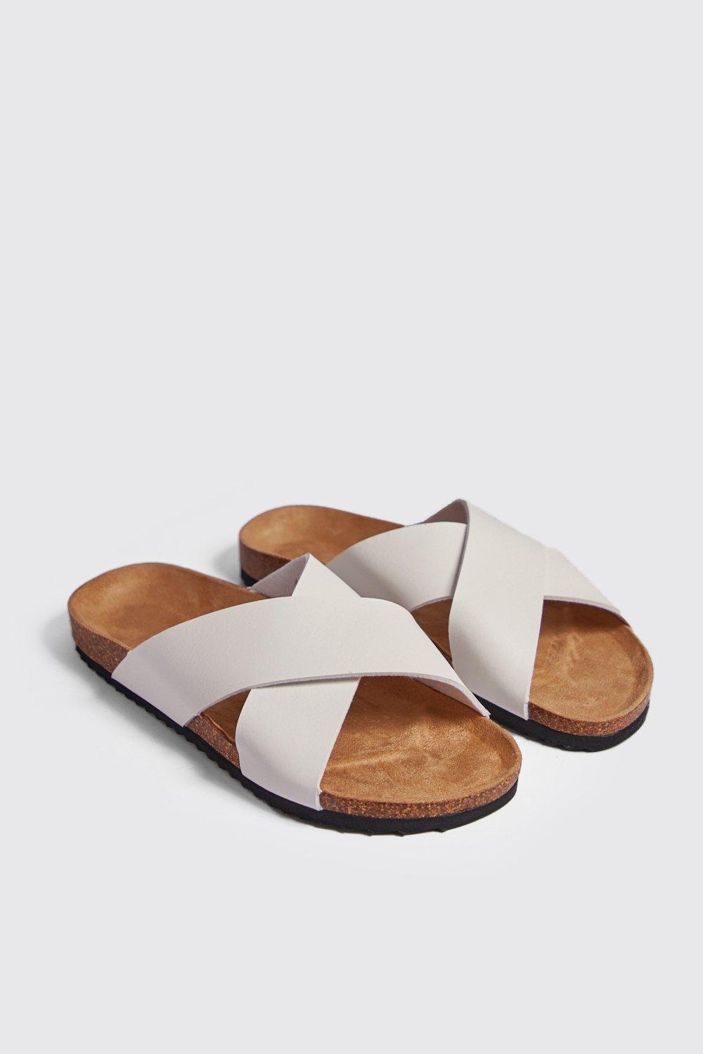 2 strap footbed sandals