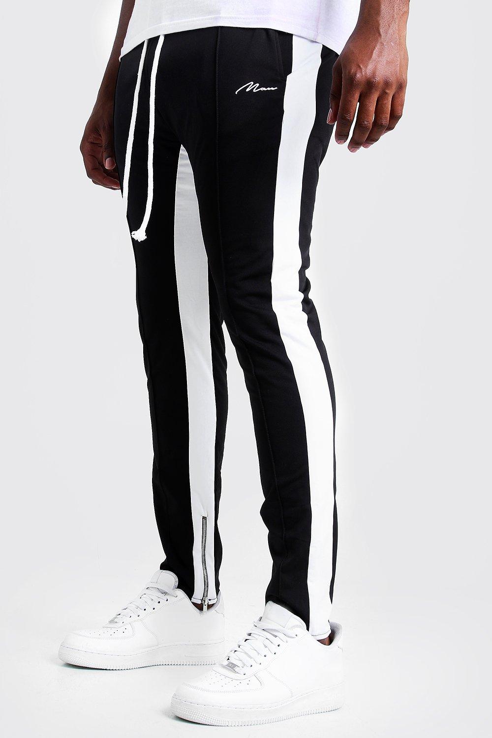 boohooman skinny joggers