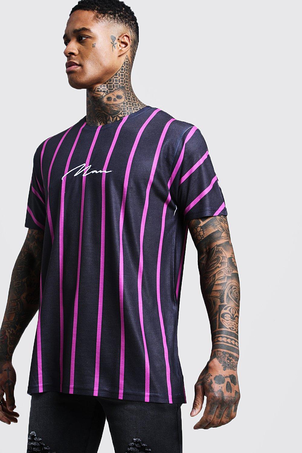 mens pink striped shirt