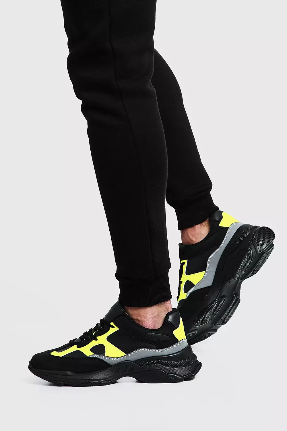Boohooman chunky trainers shop