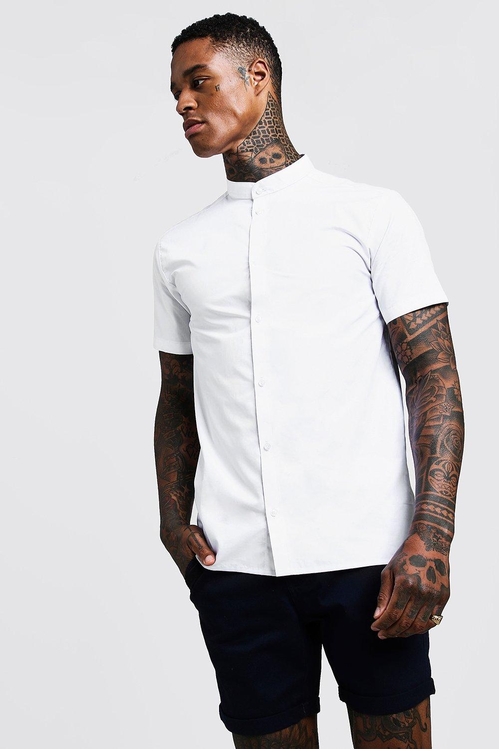 slim collar shirt