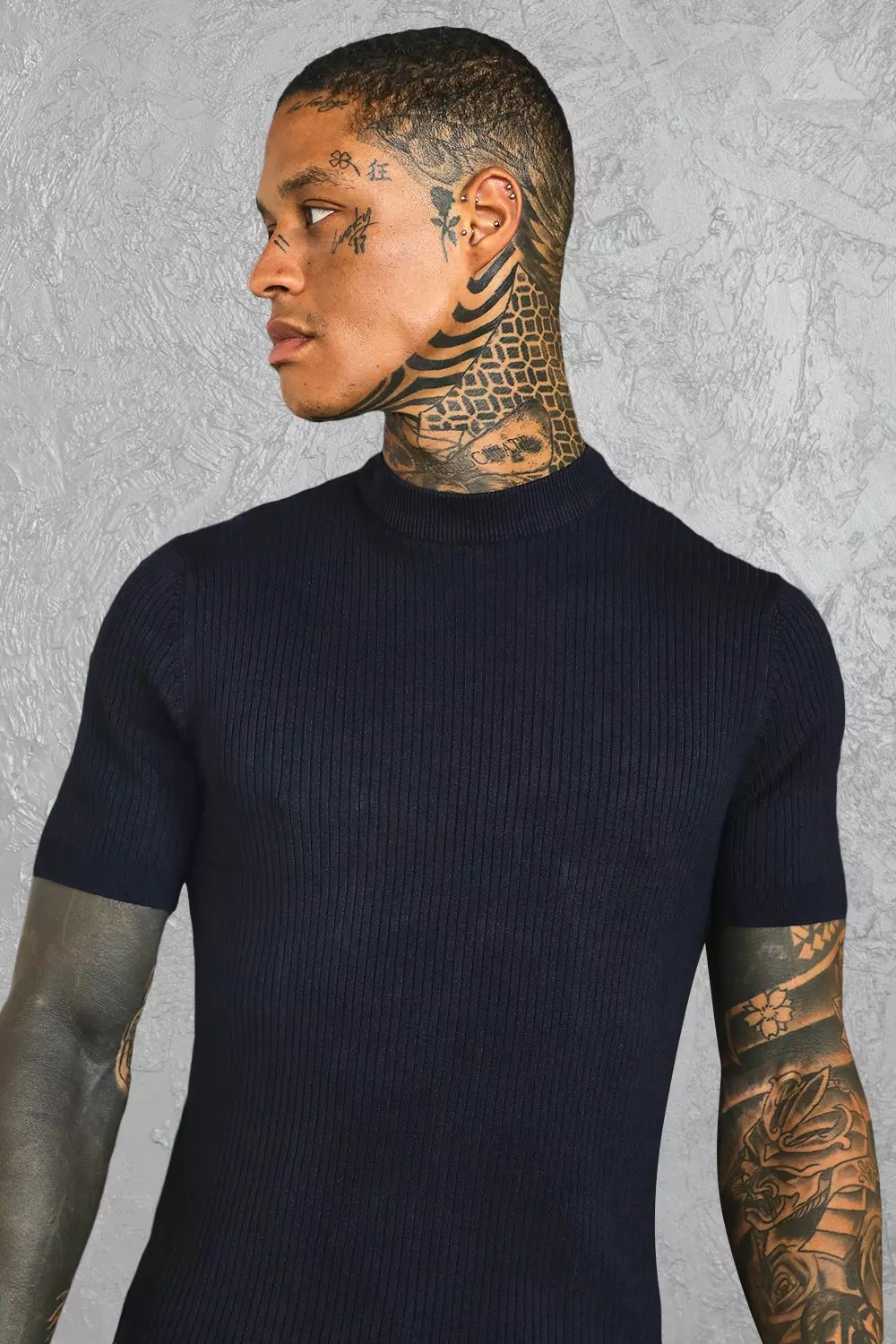 Boohooman turtleneck hotsell