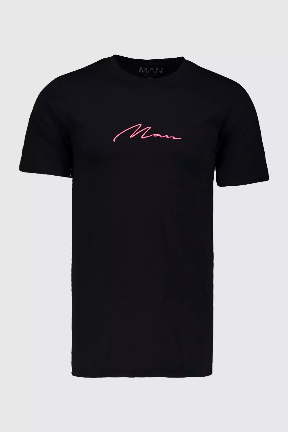 Muscle Fit Pink MAN Signature T-Shirt | boohooMAN USA