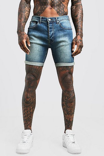Litteking Mens Ripped Jean Shorts Casual Distressed Denim Shorts Summer Short Pants with Pockets