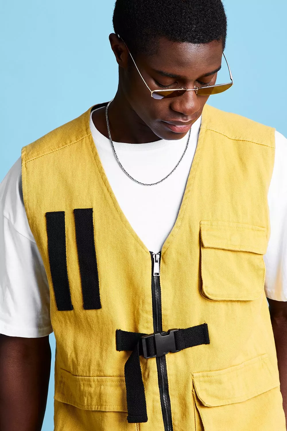 Mustard utility vest hotsell