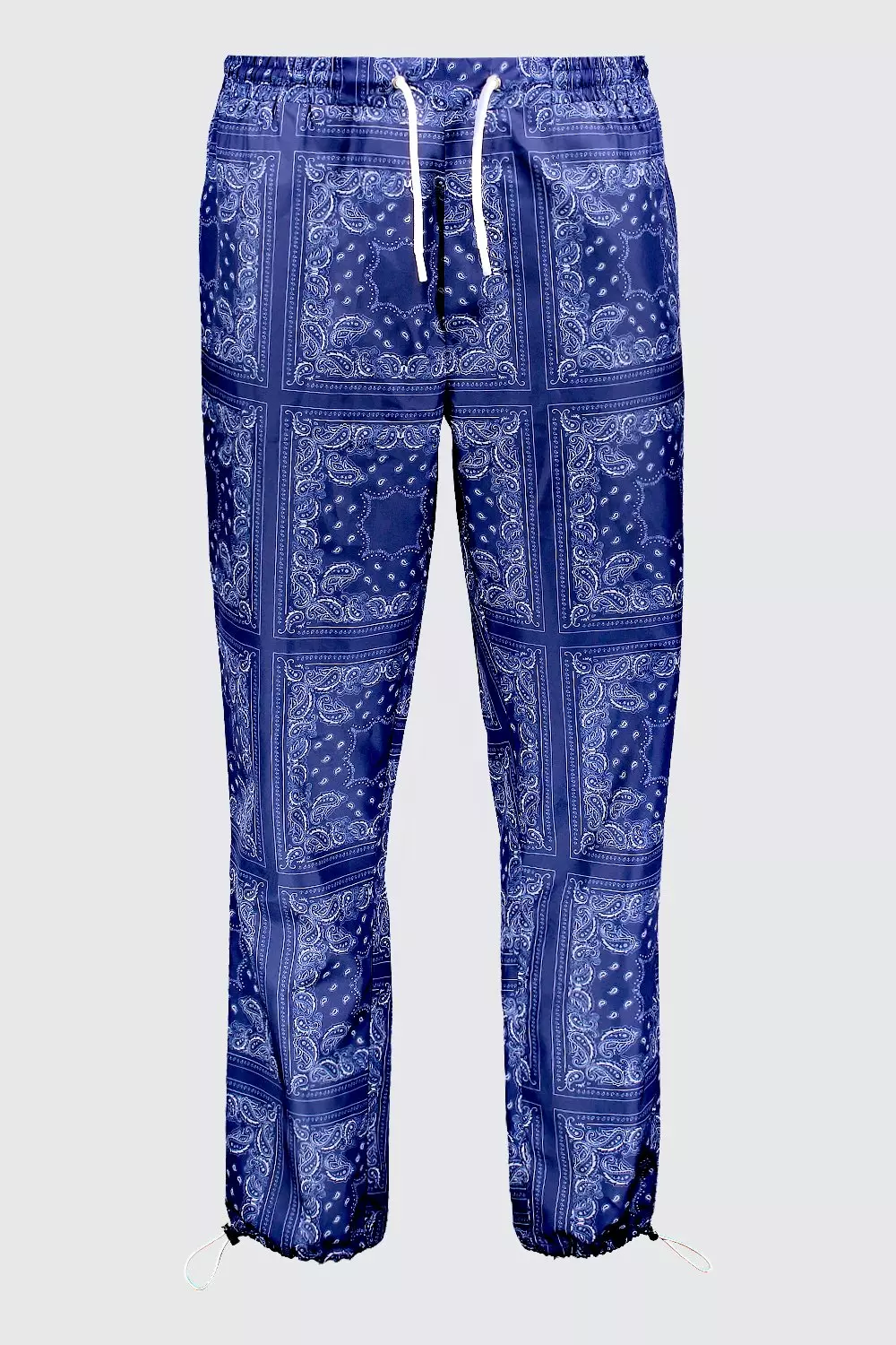 Blue bandana joggers online