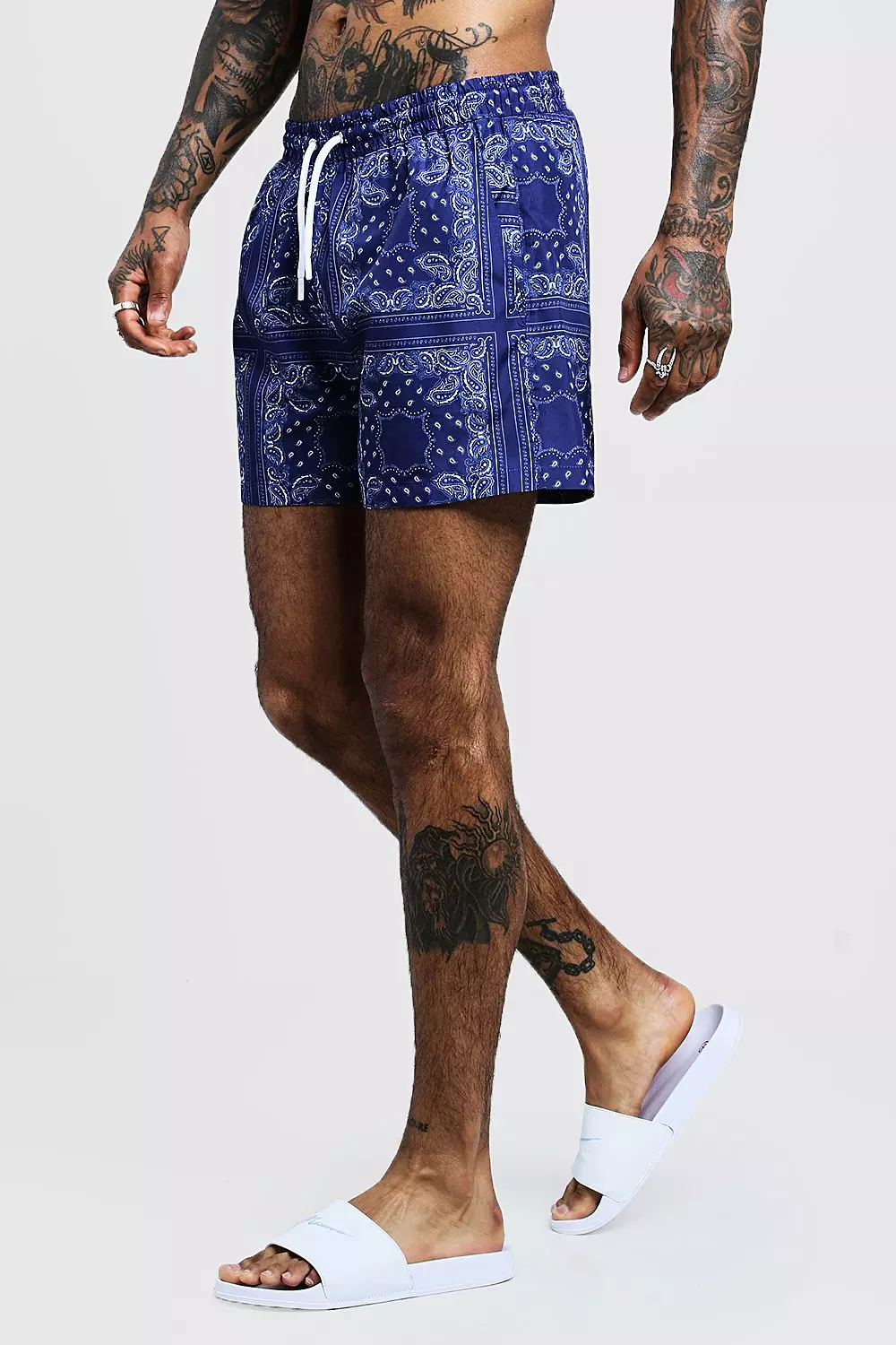 Bandana swim trunks hot sale