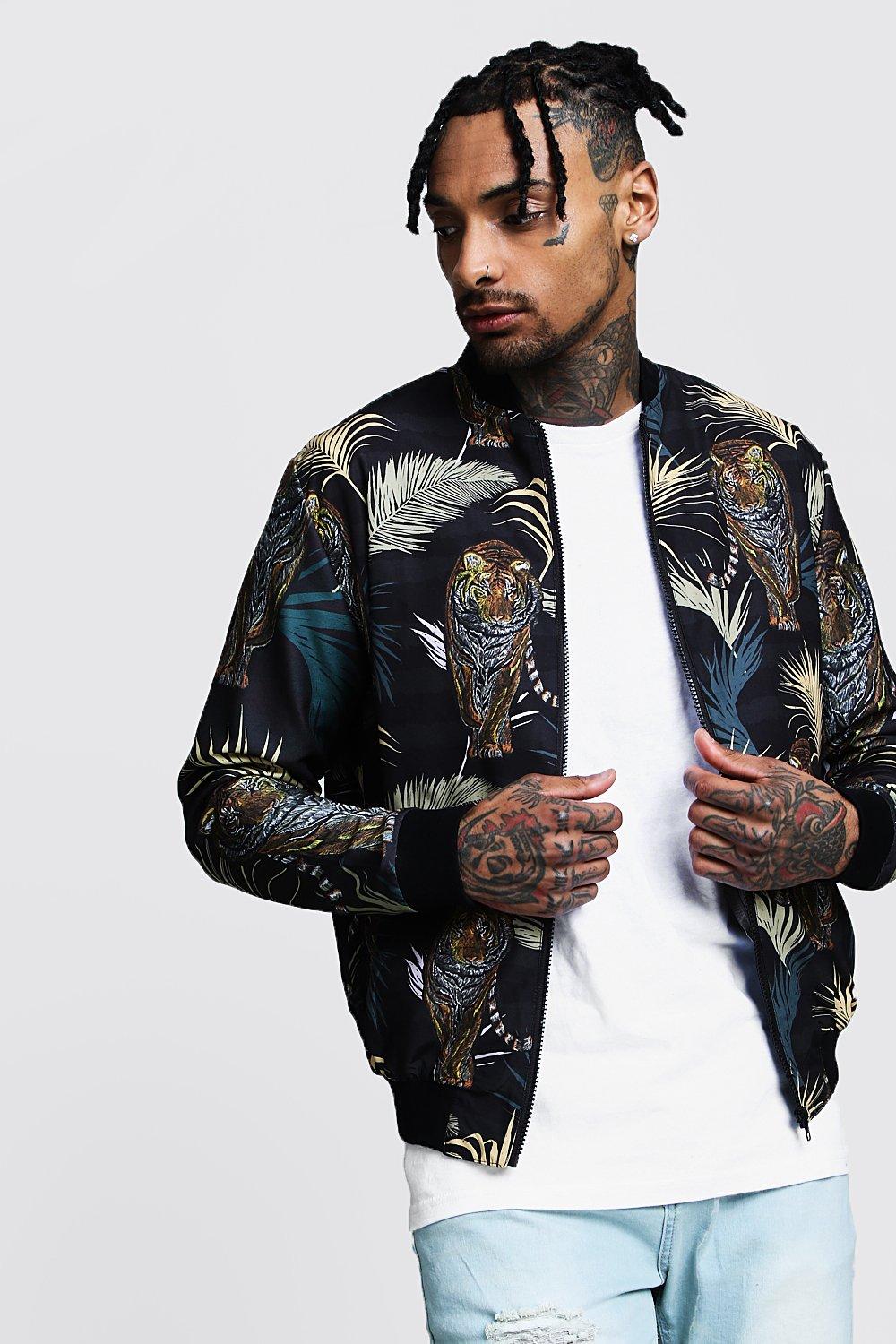 Mcm Printed Bomber Jacket