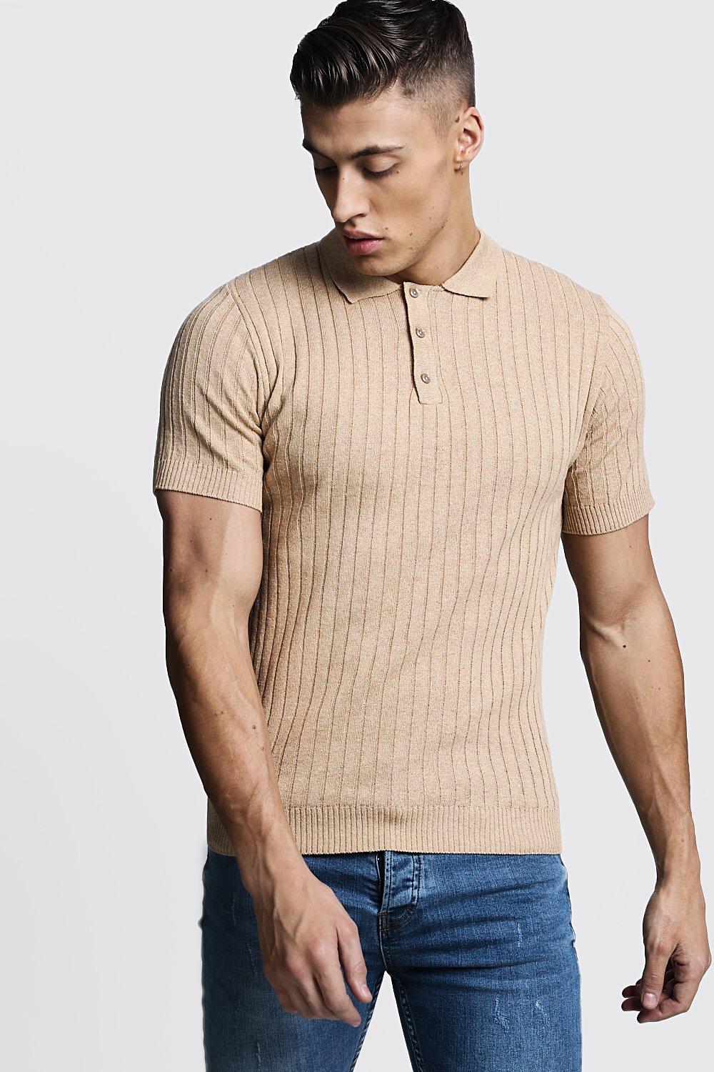 abercrombie ribbed polo