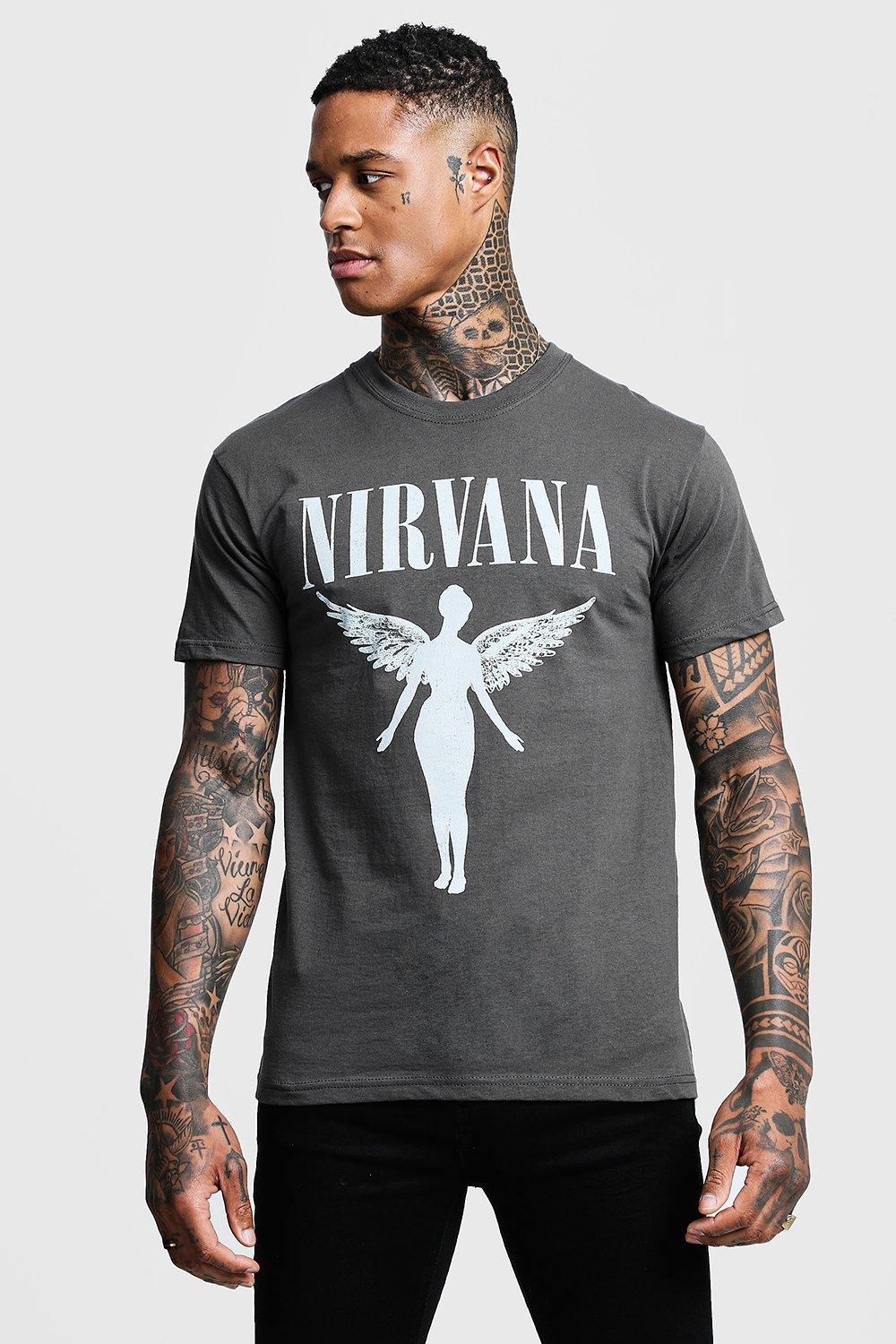 nirvana shirt mens