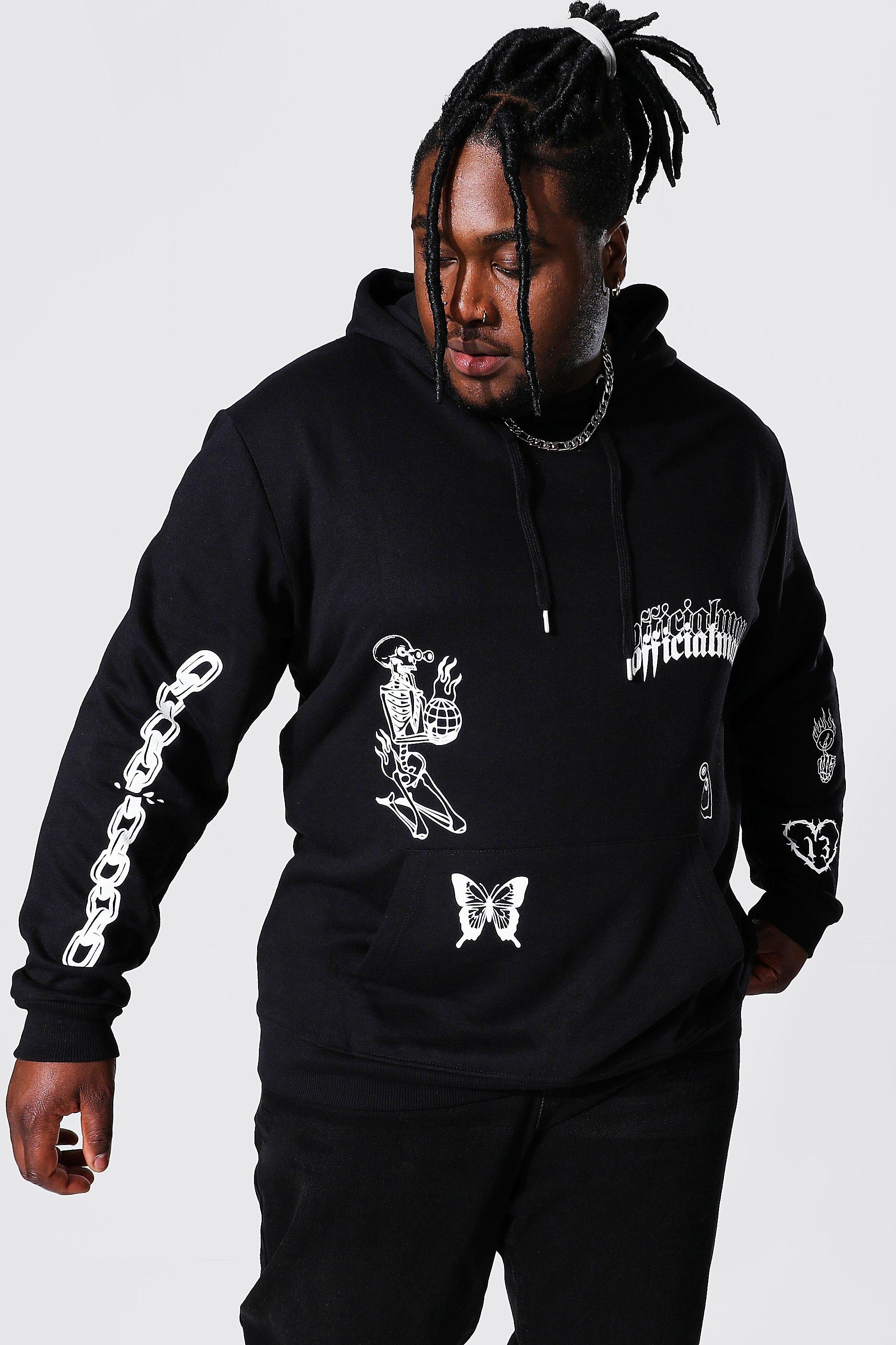 Graffiti hot sale print hoodie