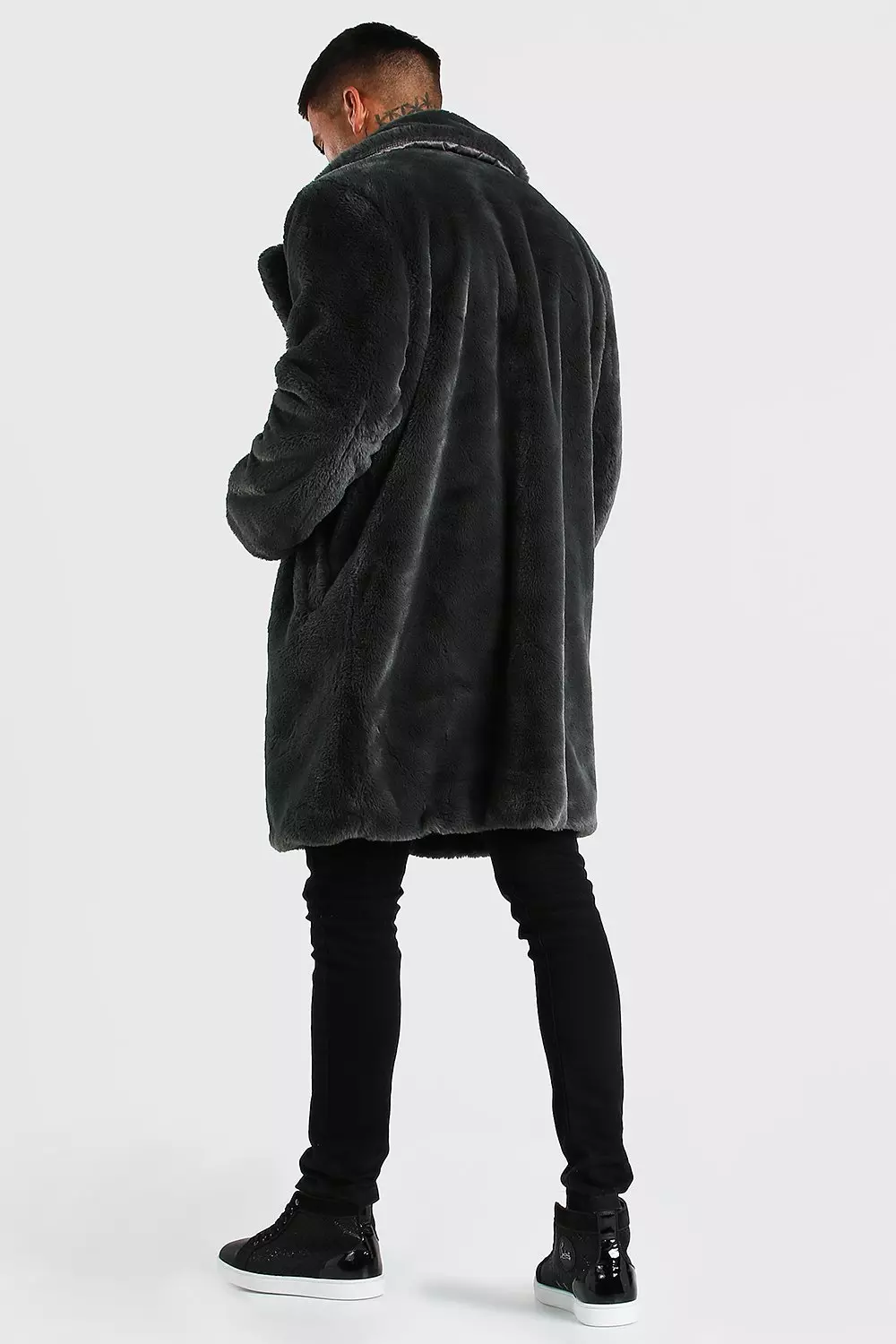 Faux Fur Overcoat