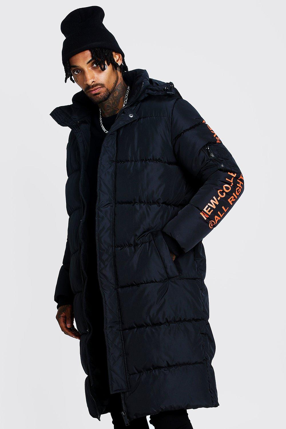 longline jacket with hood