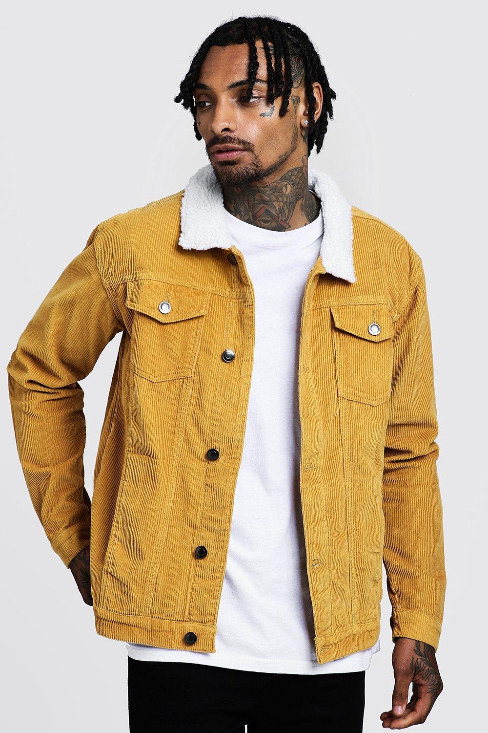 mustard yellow corduroy jacket