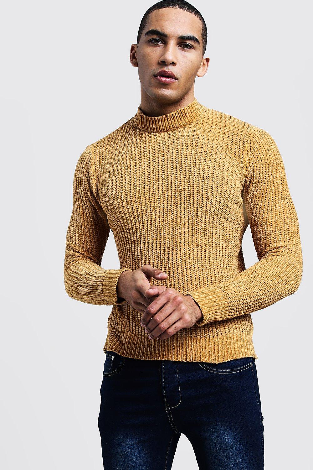 mustard turtle neck jumper