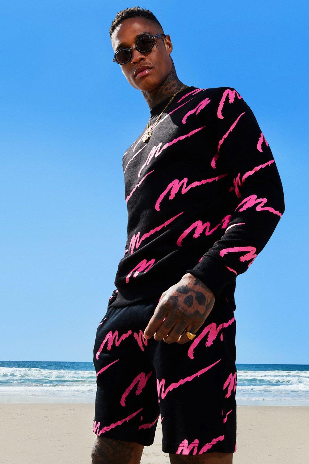 boohooman blue tracksuit
