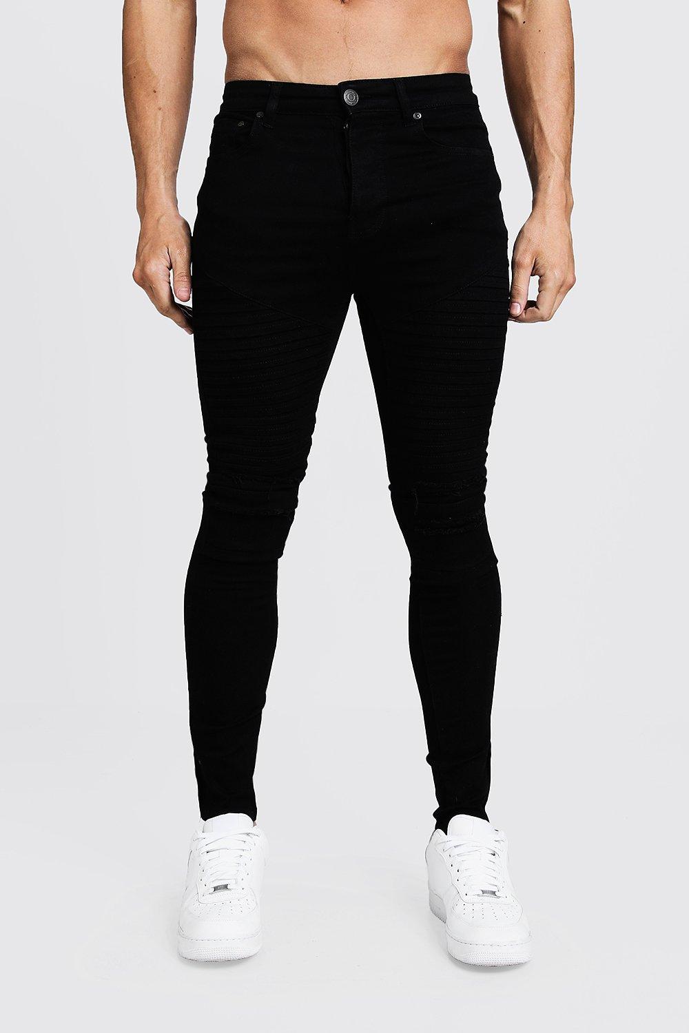 boohooman biker jeans