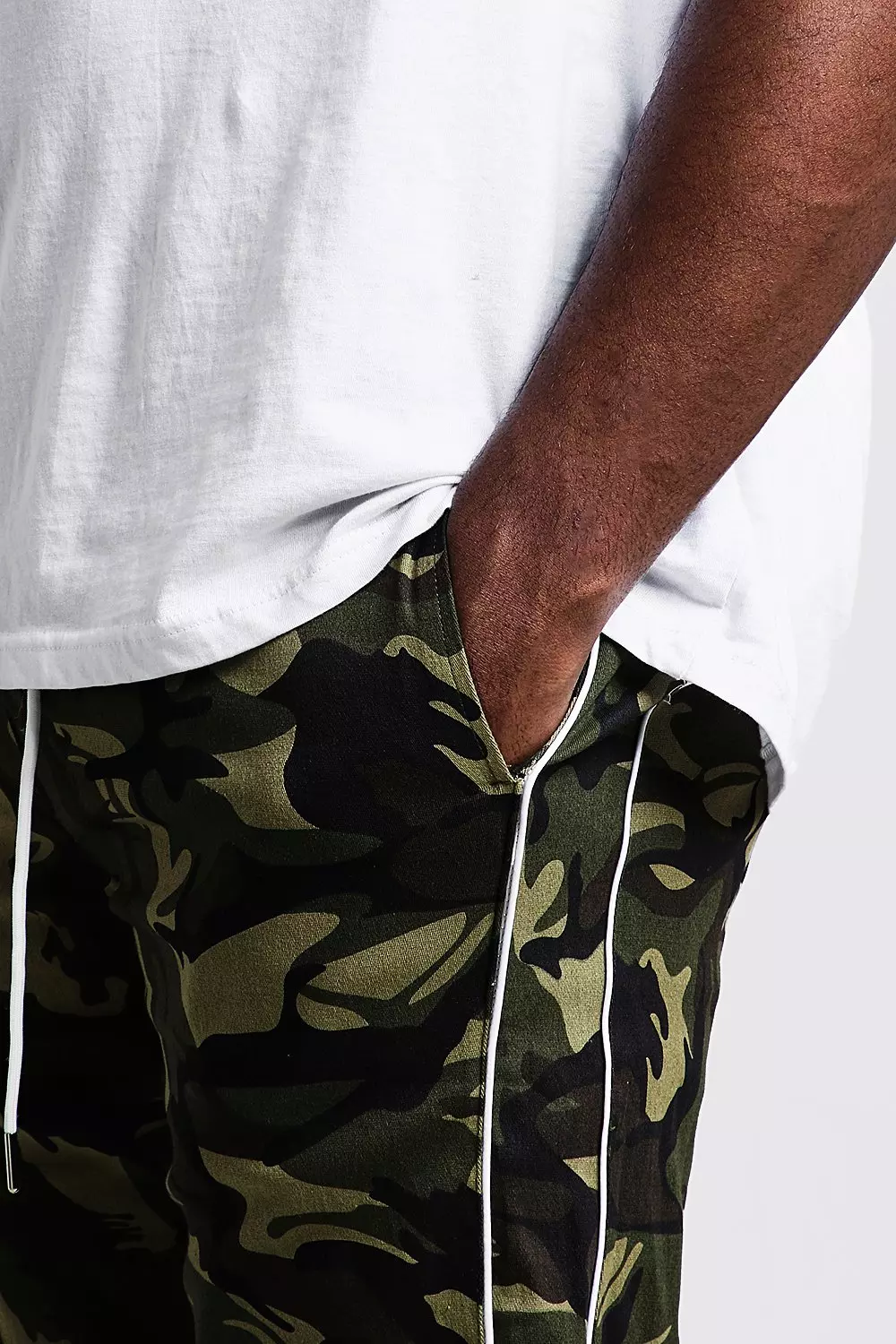 Big and tall fashion camo jeans