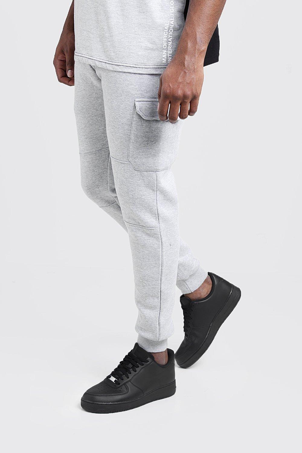 boohooman grey joggers