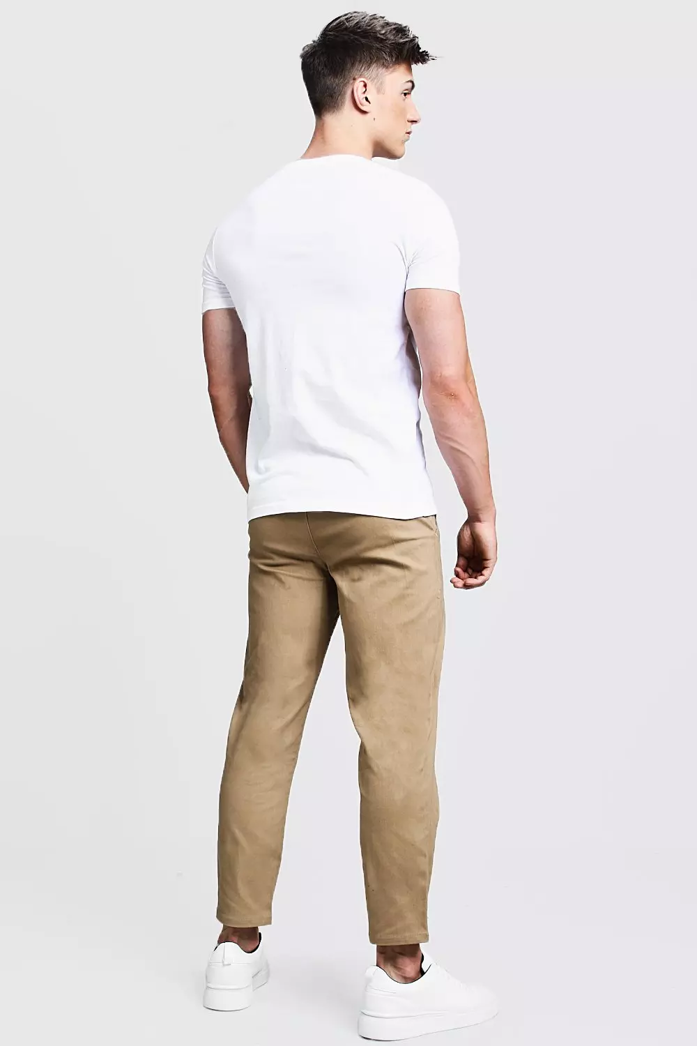 パンツ CROPPED CHINO PANTS ADJUSTABLE CROPPED CHINO PANTS - BLACK – Mid 90s Club