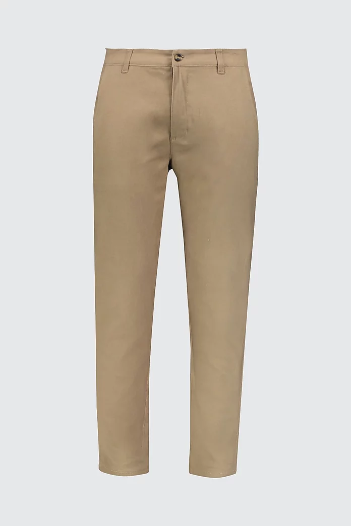 Slim Fit Cropped Chino Pants | boohooMAN USA Slim Fit Cropped Chino Pants | boohooMAN USA
