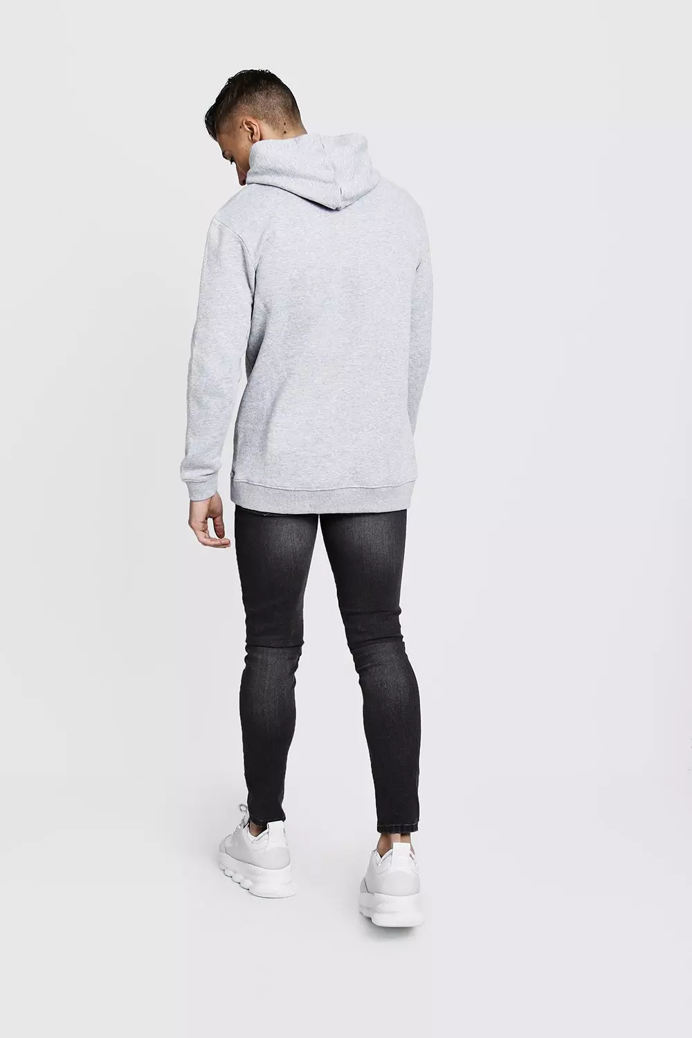 Black Longline Original MAN Hoodie alternative image