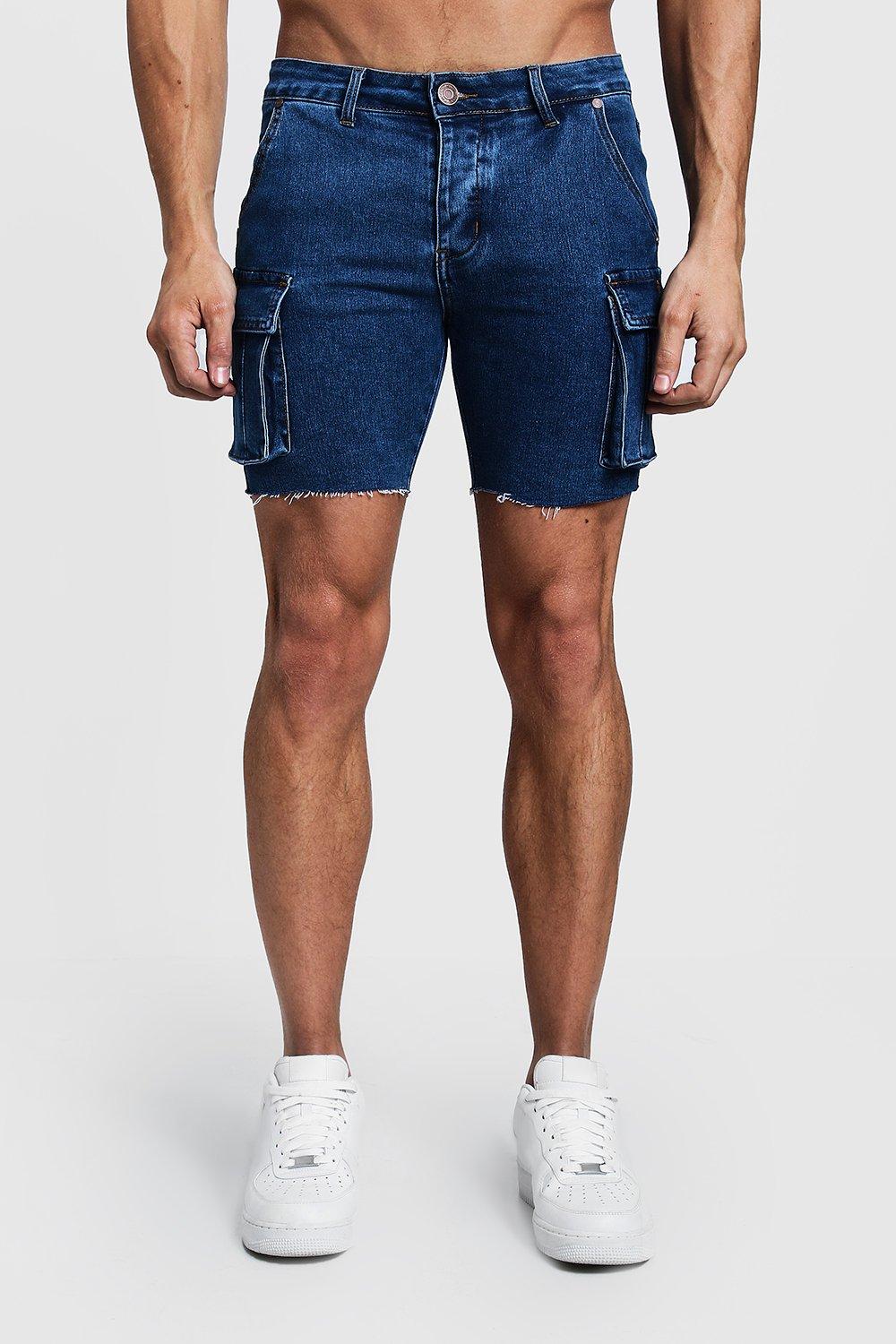 skinny cargo shorts