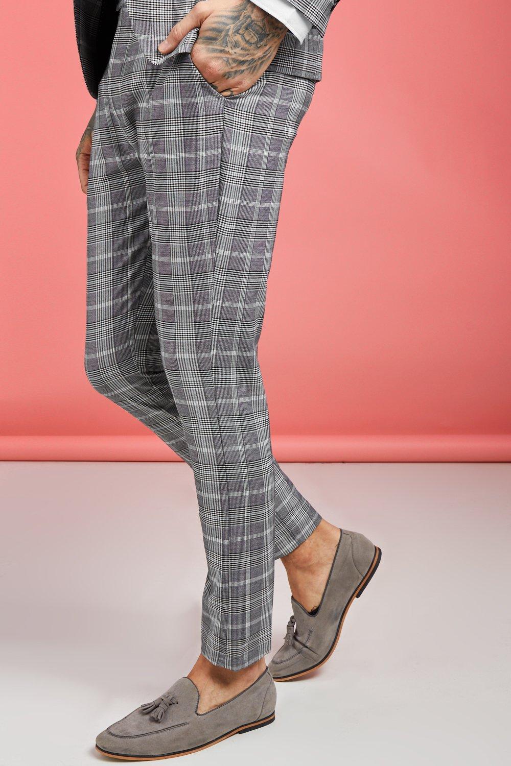 skinny suit pants black