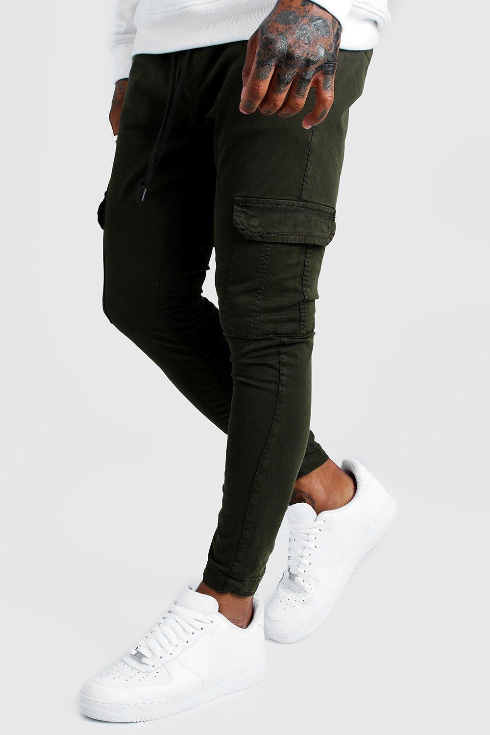 skinny cargo pants mens