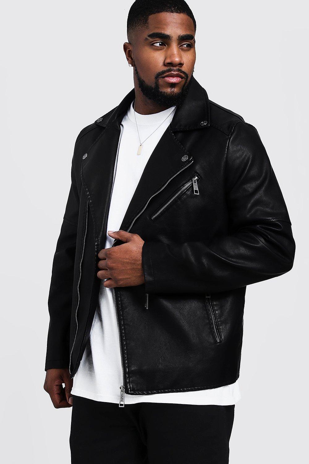 plus size black biker jacket