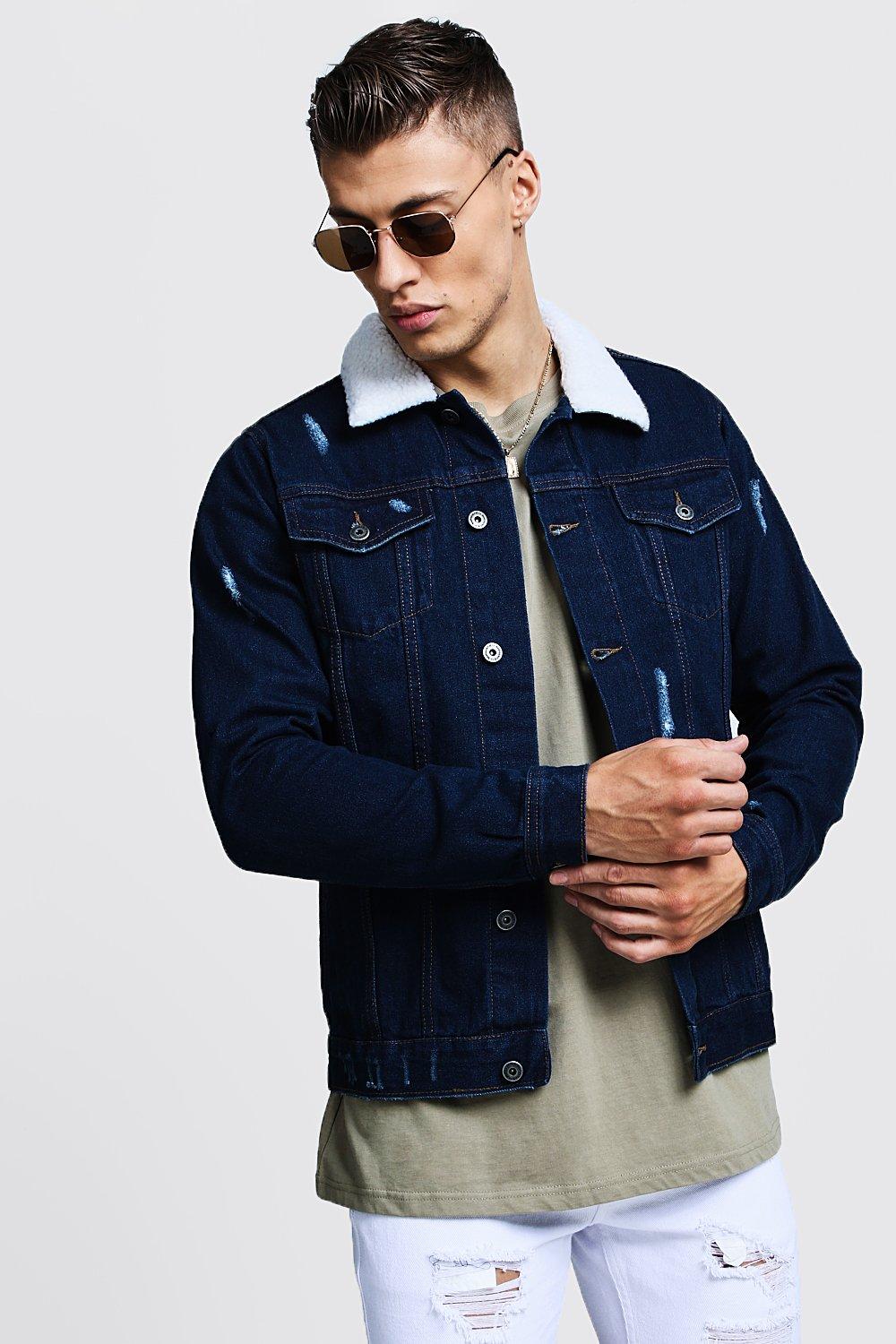 borg denim jacket