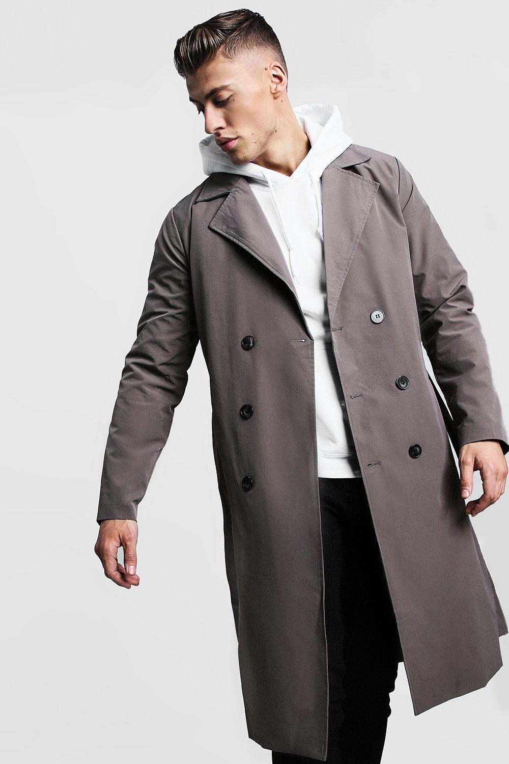 Lightweight Trench Coat Boohooman Uk