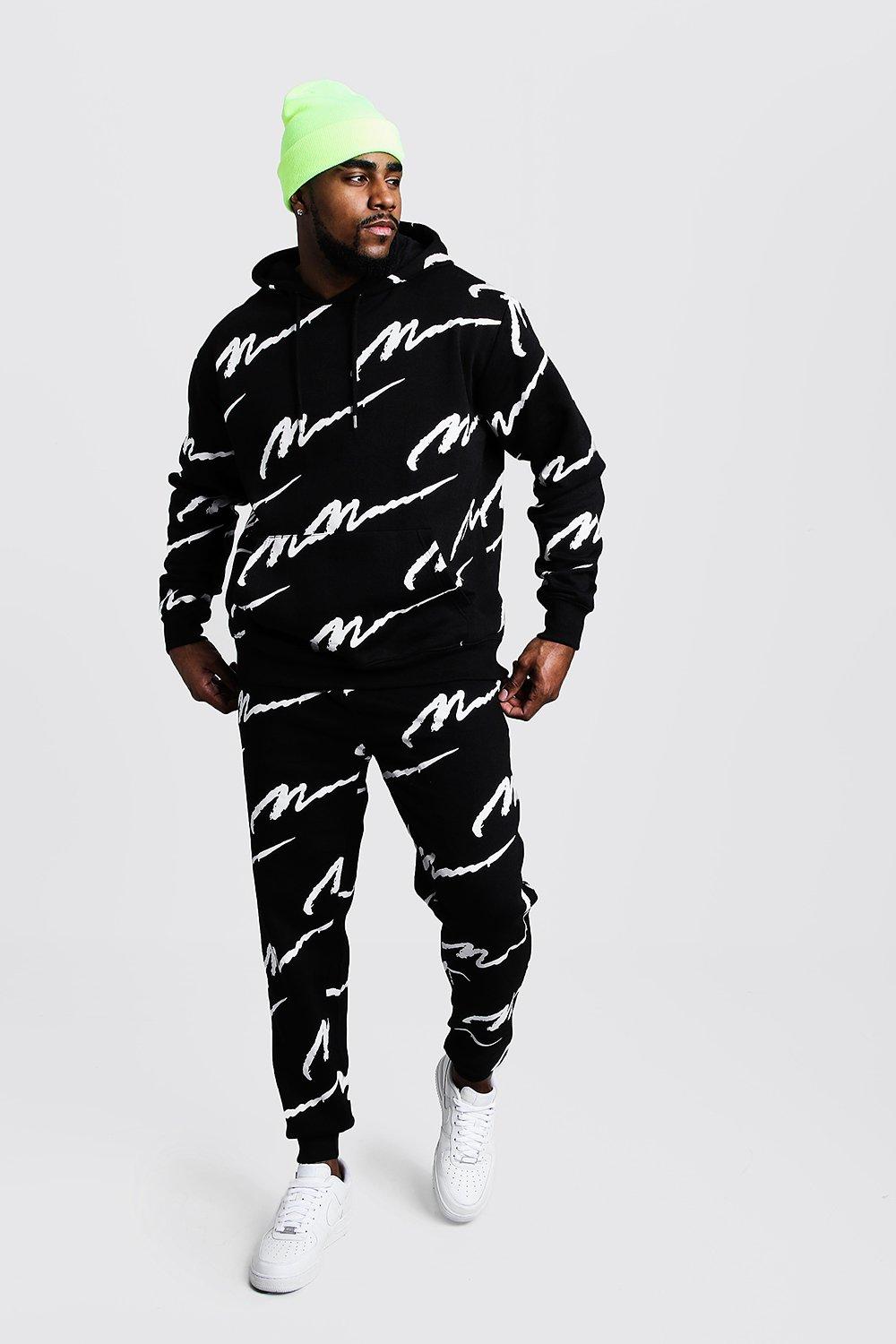 boohooman oversized tracksuit