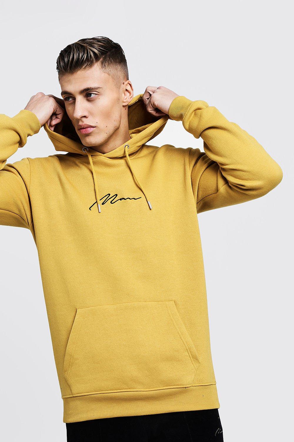 man signature hoodie