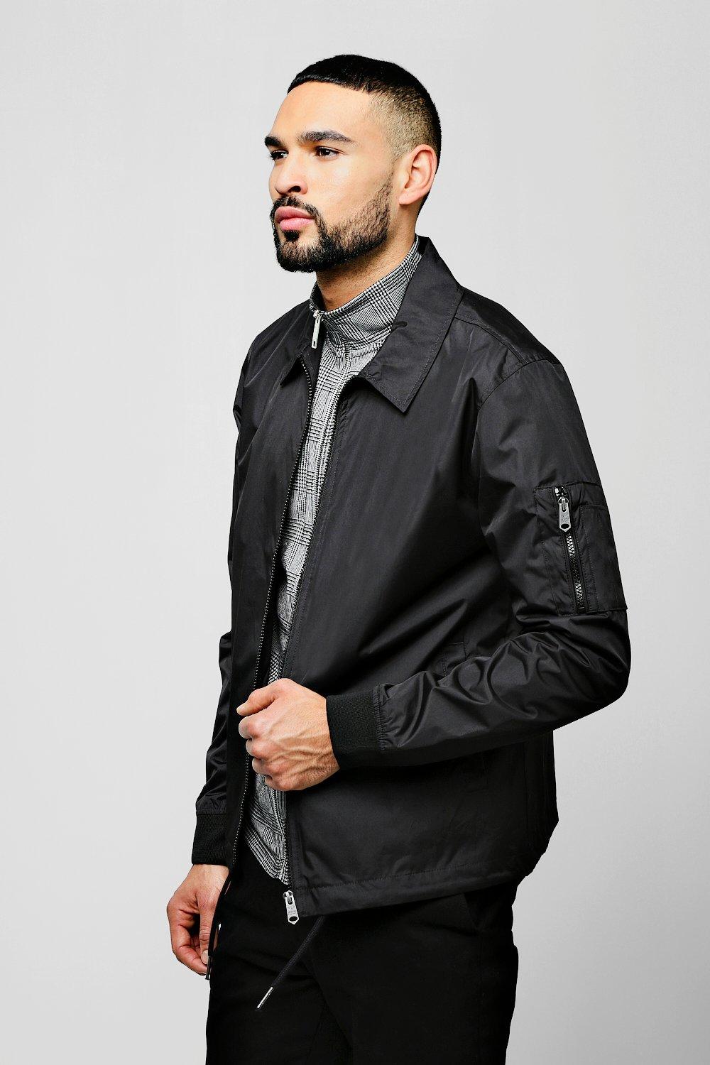 Download Zip Through Coach Jacket Boohooman