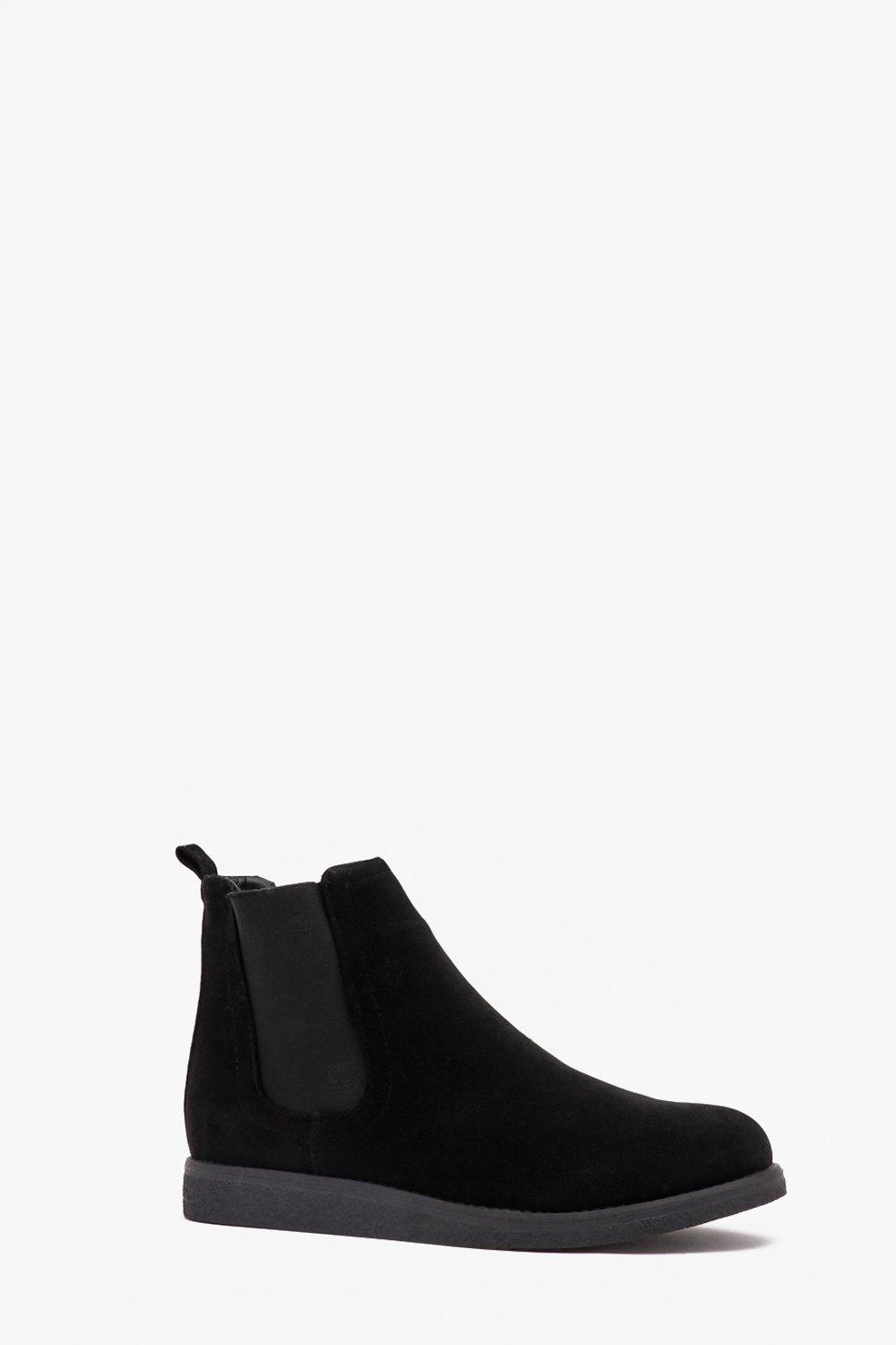 wedge sole chelsea boots