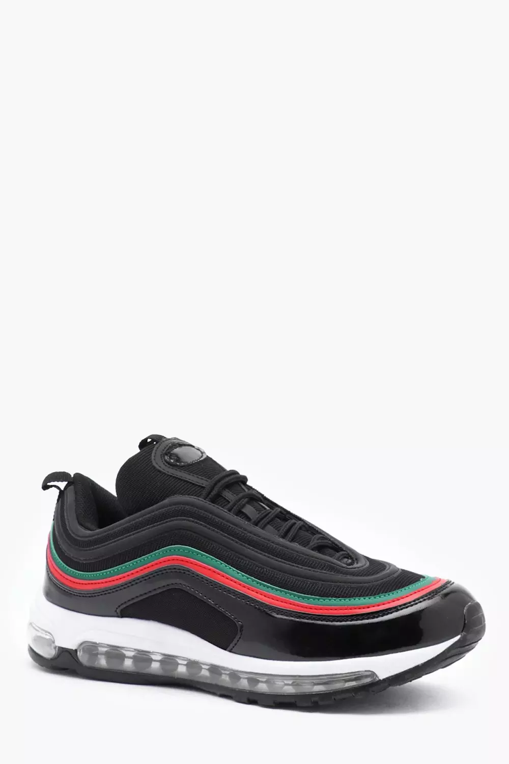 Contrast colour panel bubble sole trainers hot sale