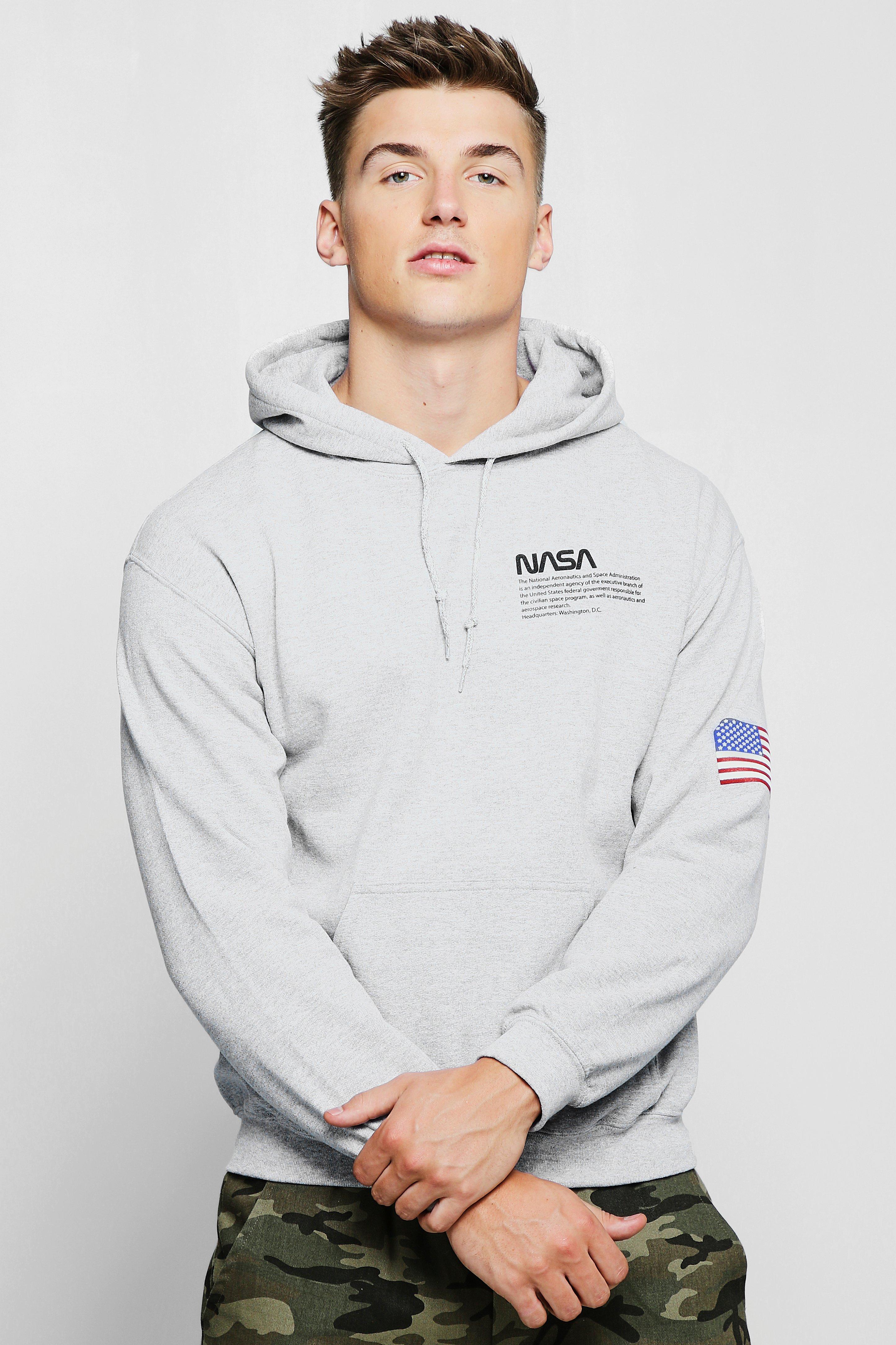 Nasa hoodie boohooman sale