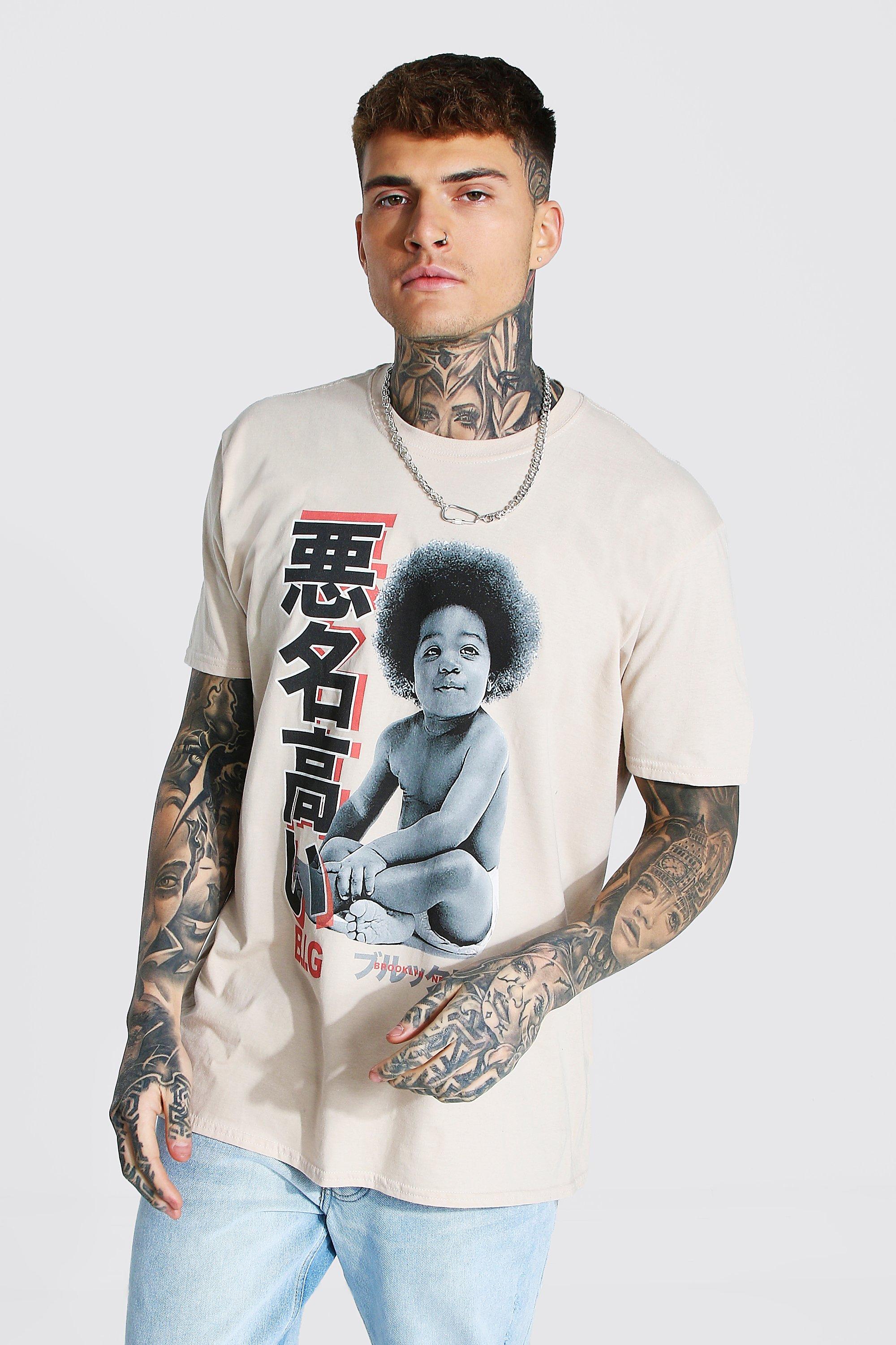 Biggie Baby Kanji White Long Sleeve T-Shirt