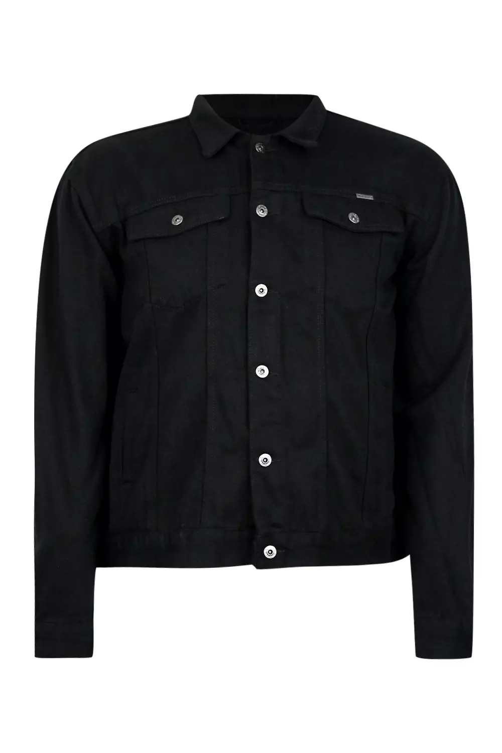 Black denim jacket size 22 best sale