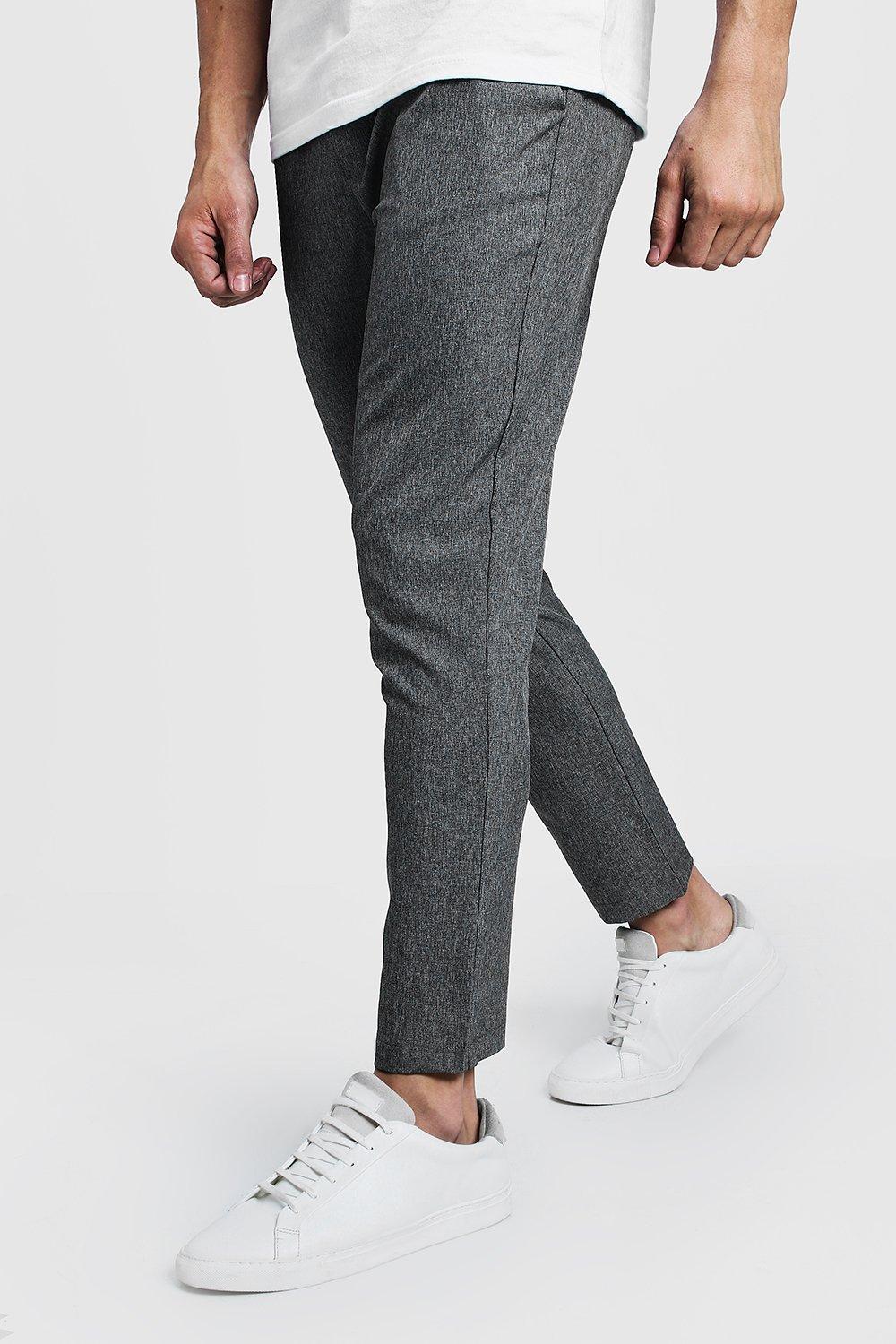 smart checkered joggers