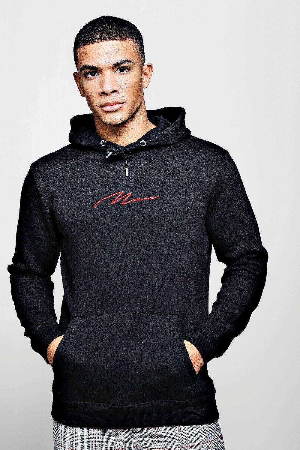 Boohooman cheap signature hoodie