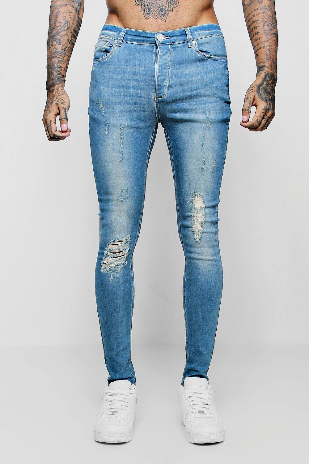 boohooman spray on jeans