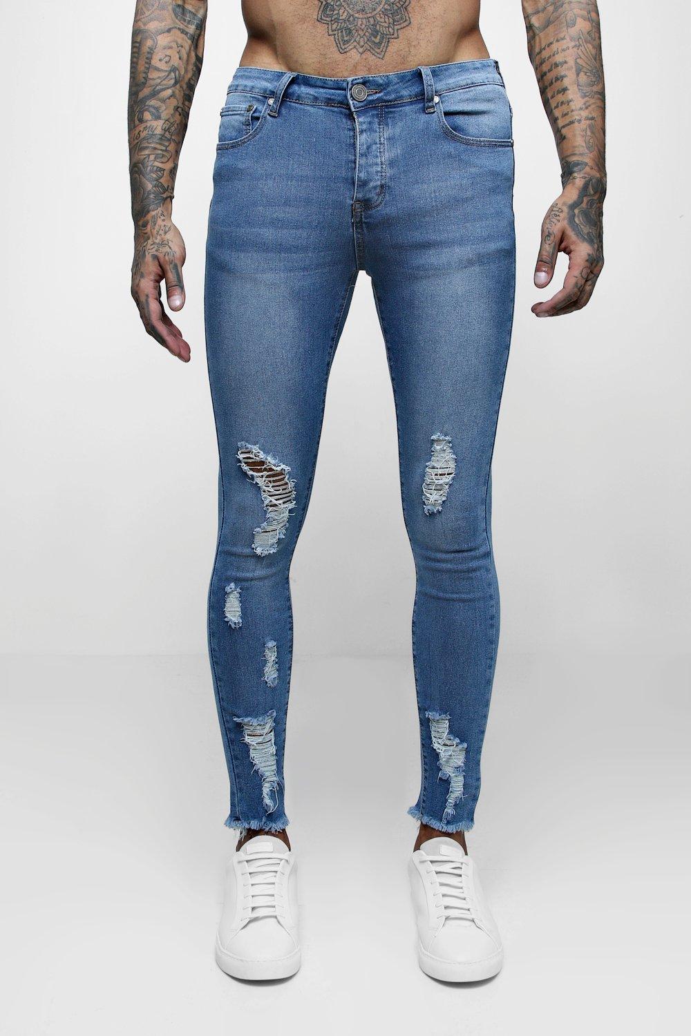 boohooman spray on jeans