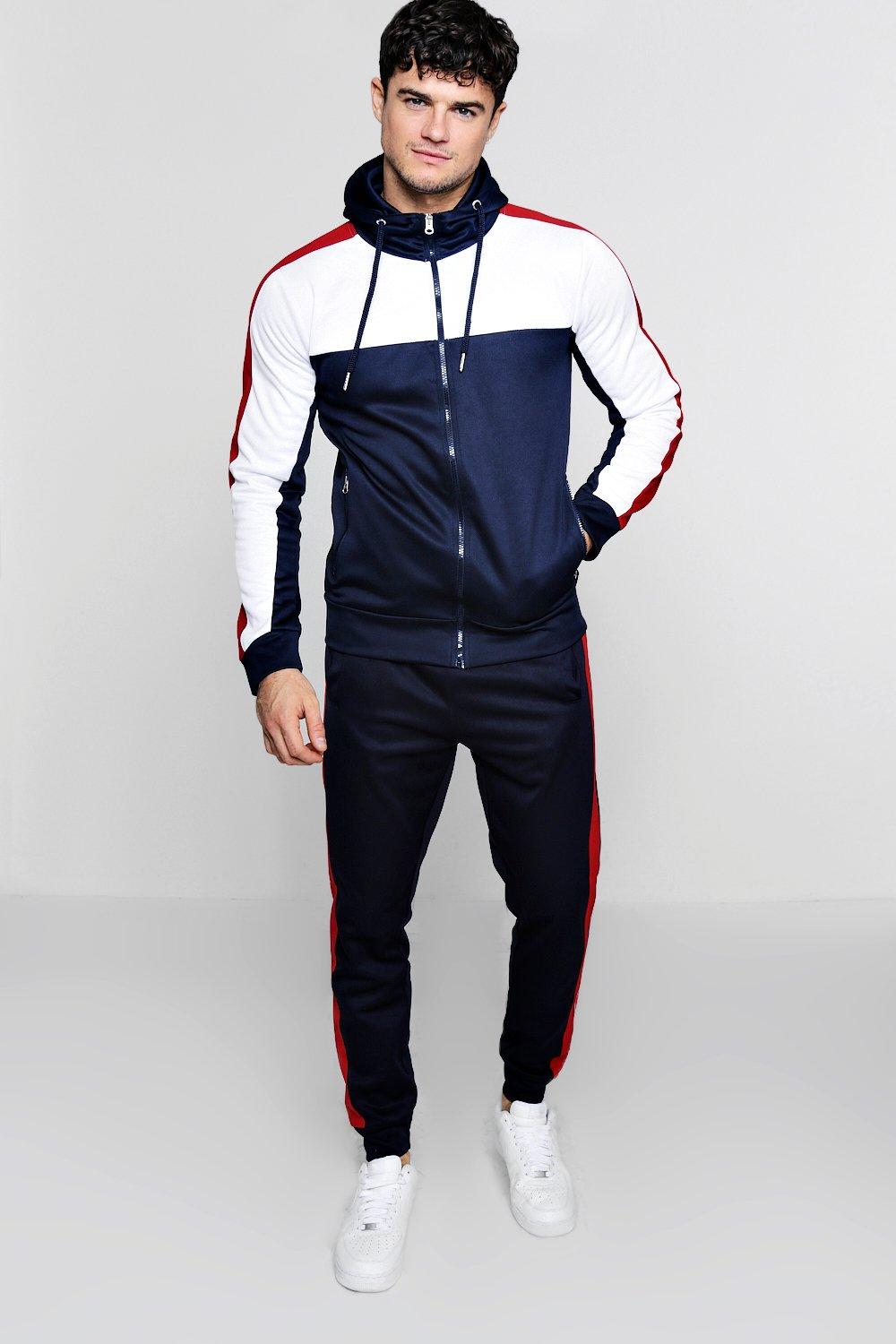 boohooman tricot joggers