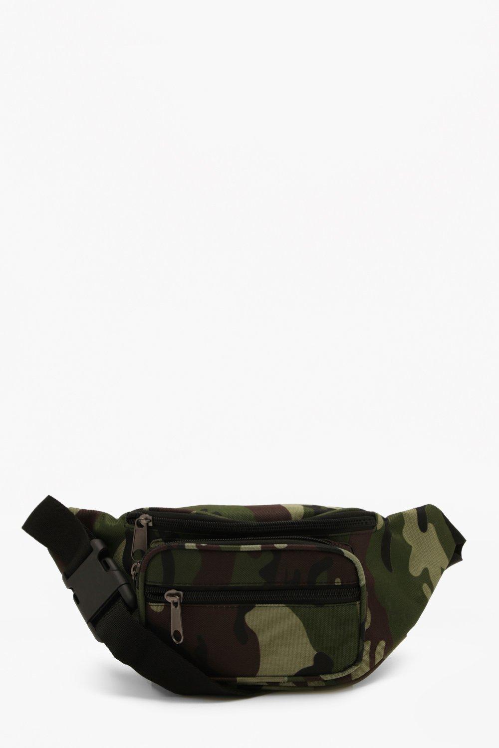 camouflage bum bag