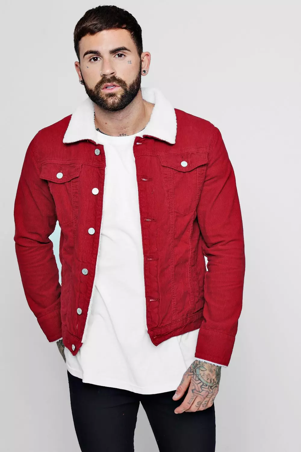 Borg long line cord jacket best sale