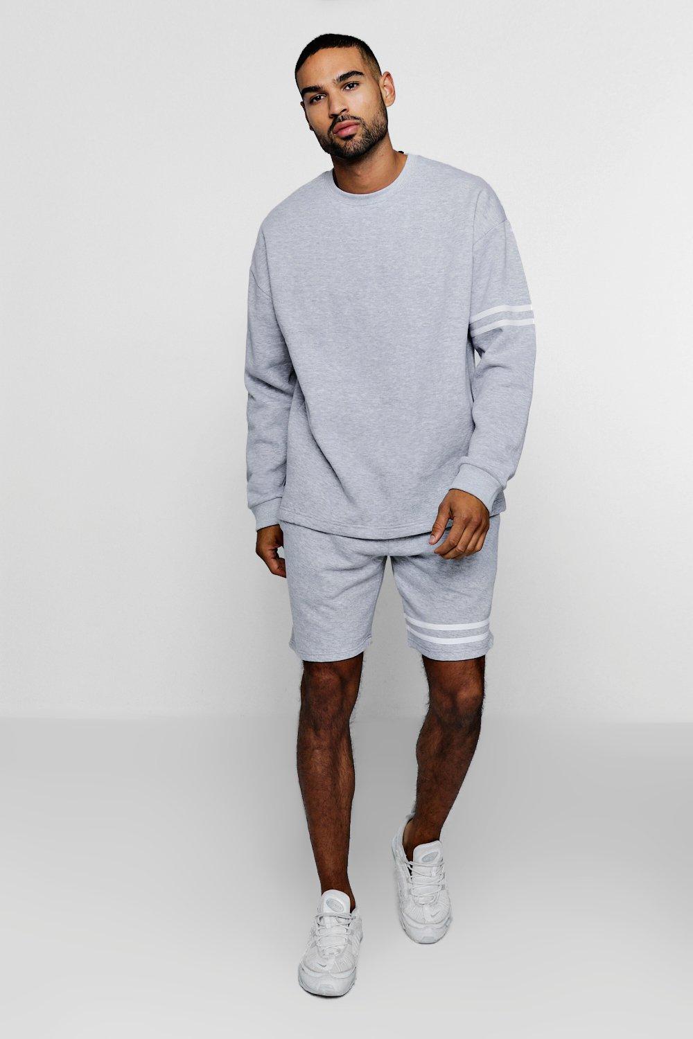 sweater and shorts