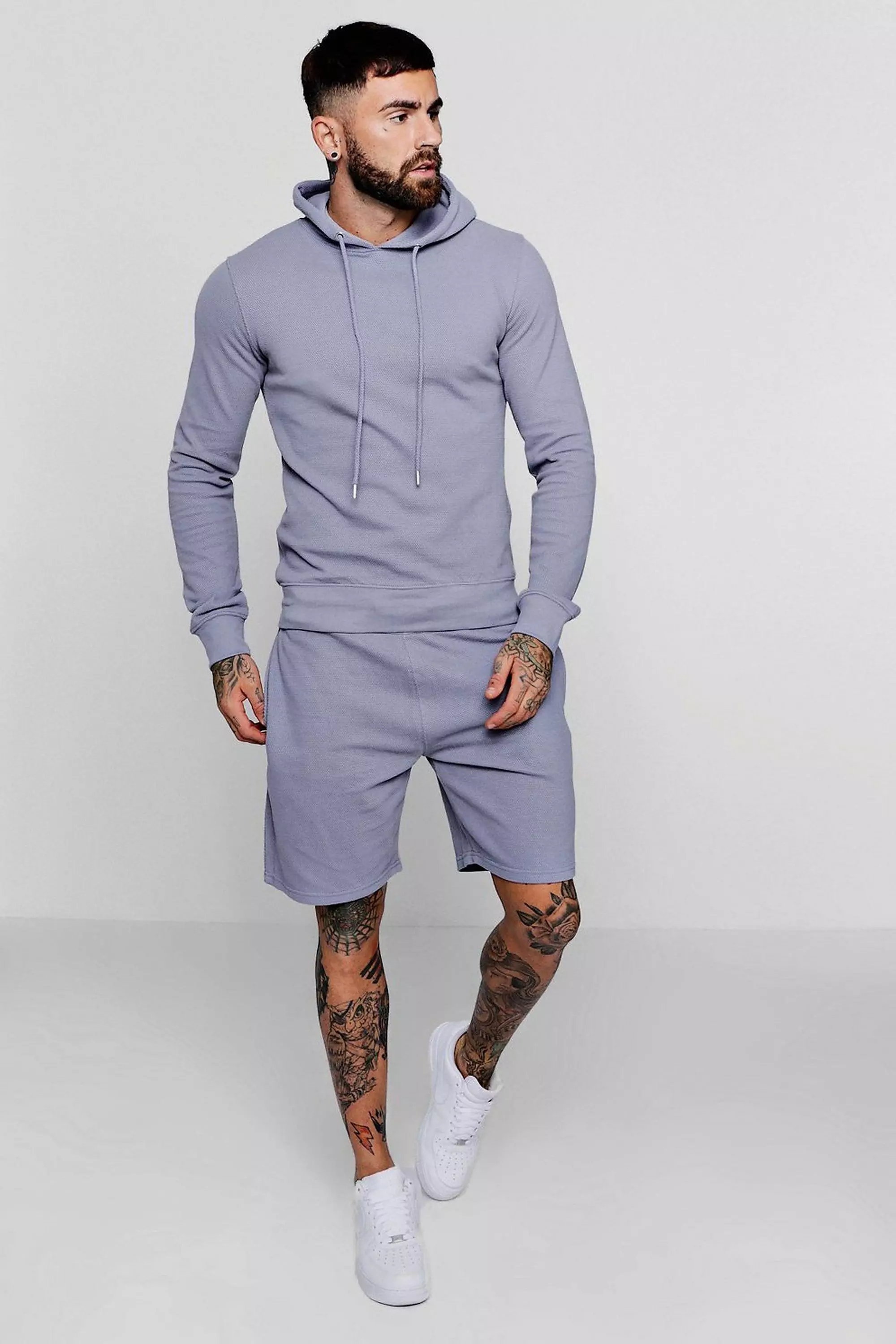 Boohooman short tracksuit deals
